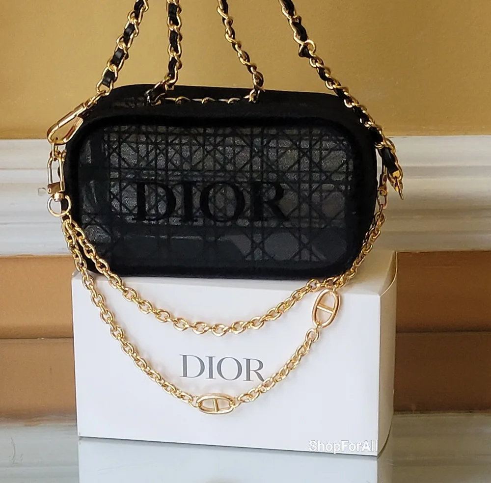 - Dior Black and Gold Women's Bag - Picture 7 of 16